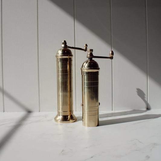 Brass Salt and Pepper Mills