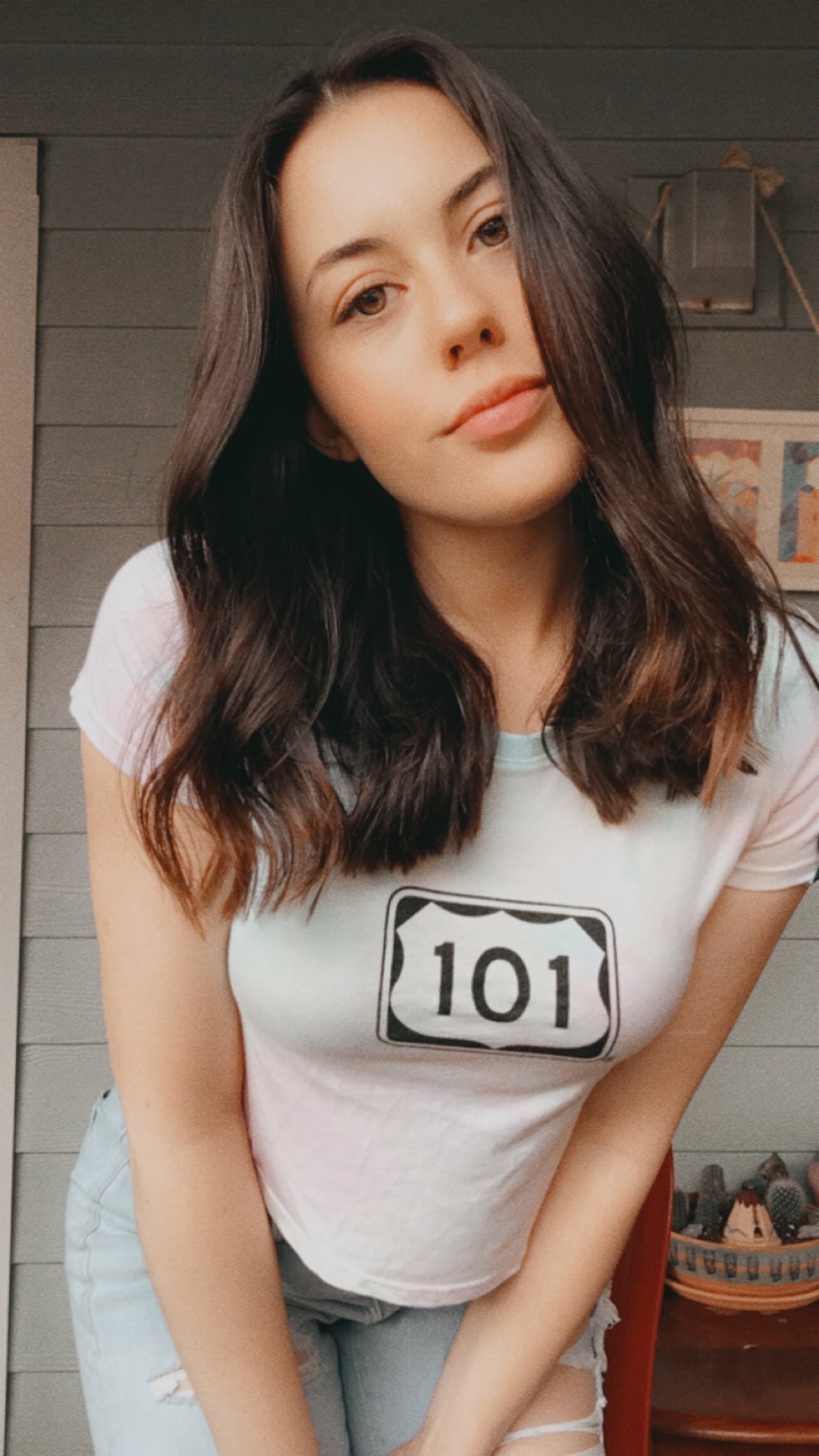 Sherbert 101 Crop Top Tee