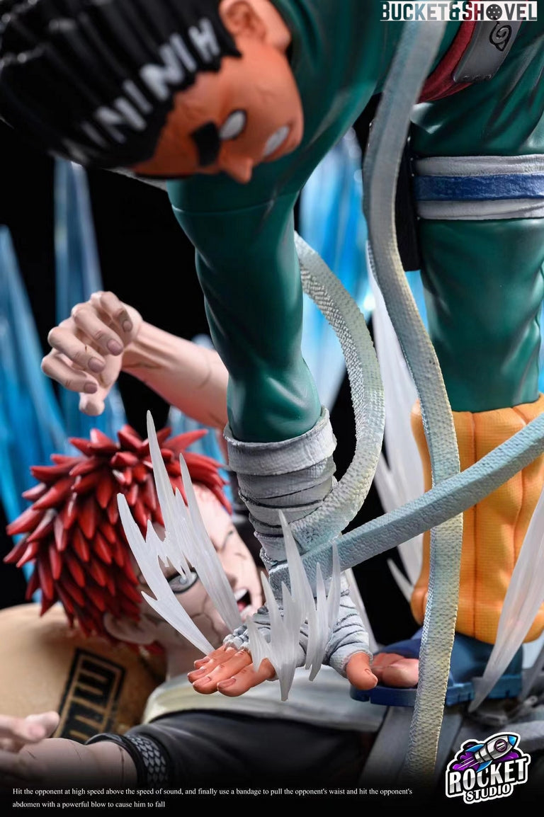 Pre-order * Rocket studio Naruto Rock Lee VS Gaara Resin Statue –  Bucket&Shovel