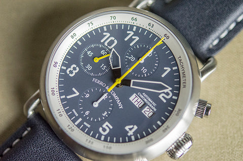 Ferro and Company Swiss Made Valjoux Movement Watch