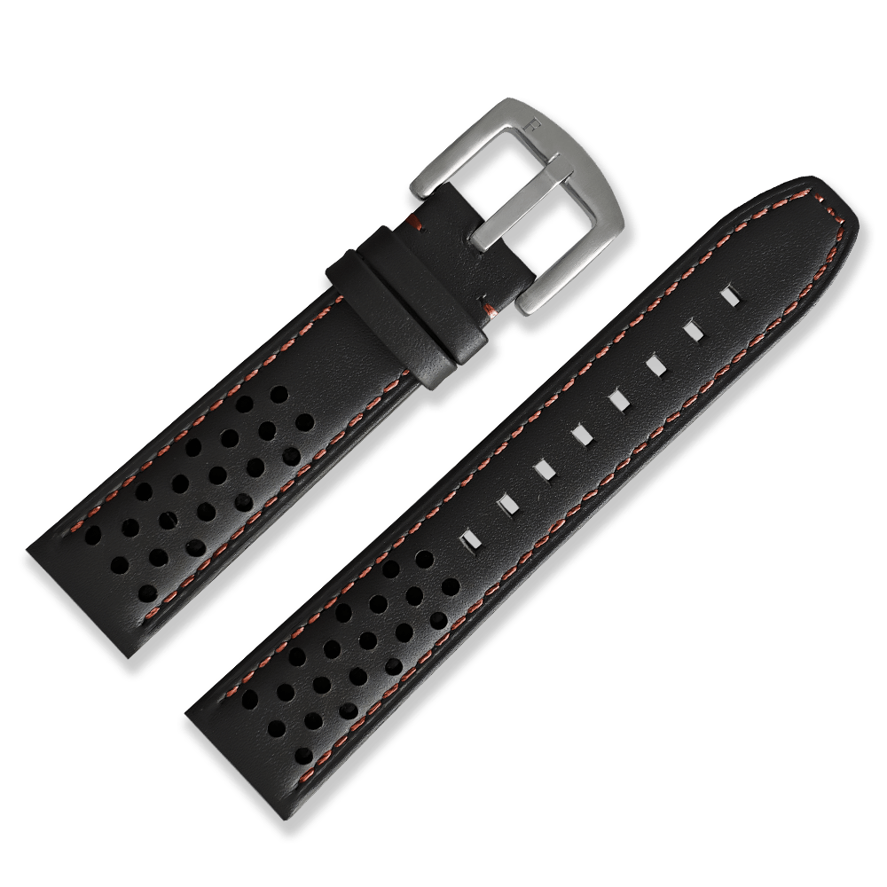 Racing Leather Straps Black 20 MM - Ferro  Company Watches product image