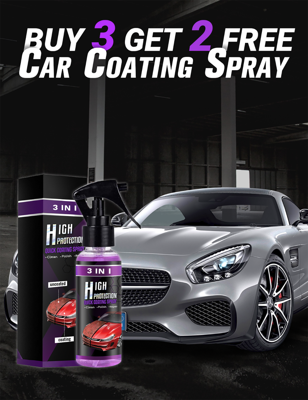 3-in-1 High Protection Car Spray – teepors