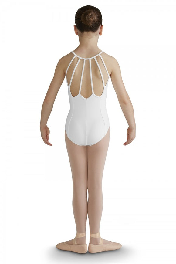 ポイントキャンペーン中 【rosary moon】Back Ribbon Rib Leotard