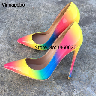 Rainbow Heels – RedLipsandPumps