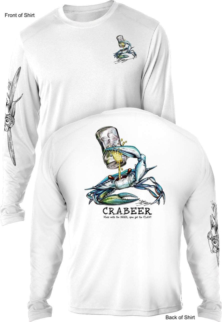 Blue Crab Brewery - Men's Long Sleeve Sun Protection Shirt – Steve