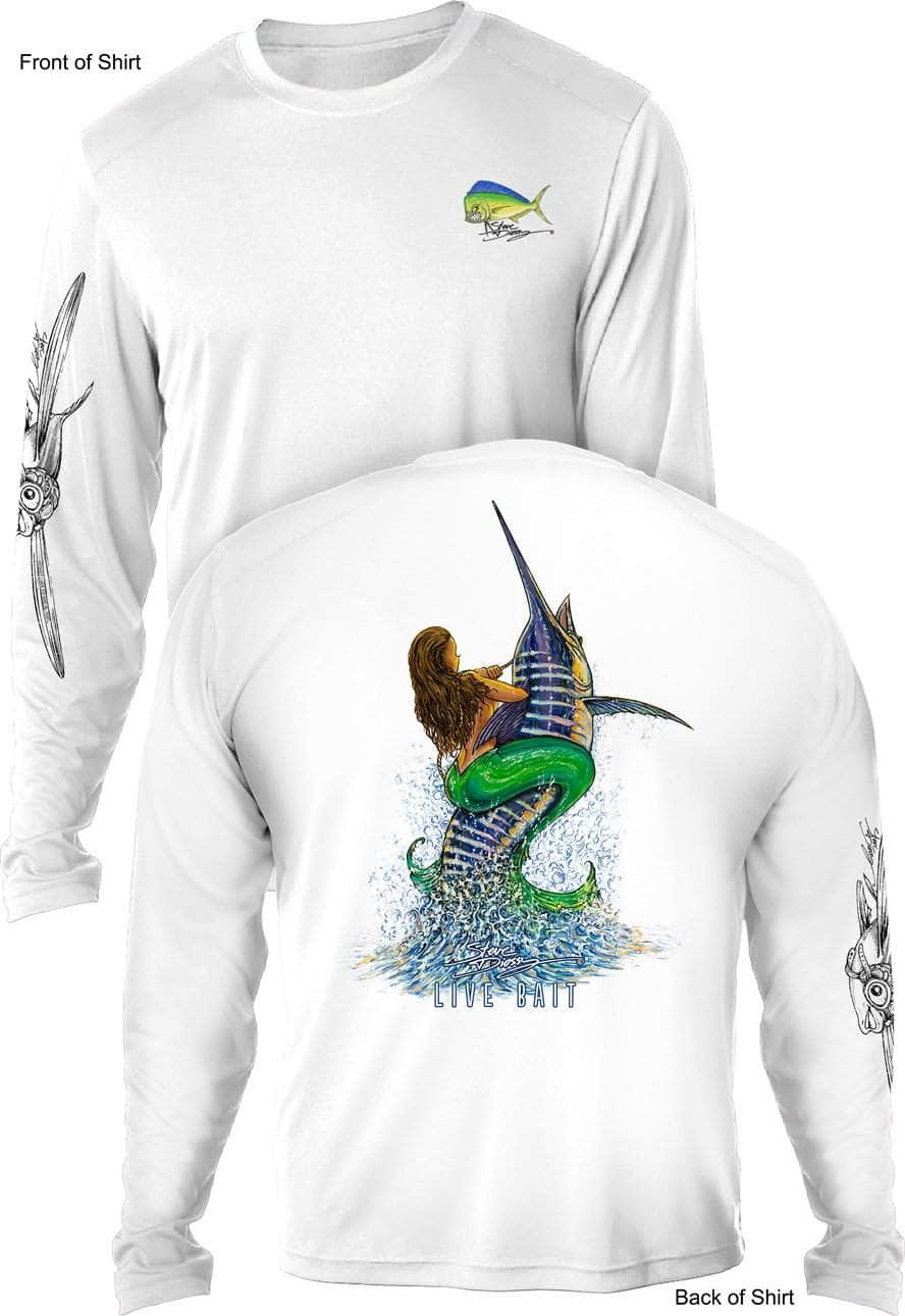 Dirty Marlin - Men's Long Sleeve Sun Protection Shirt – Steve Diossy  Clothing