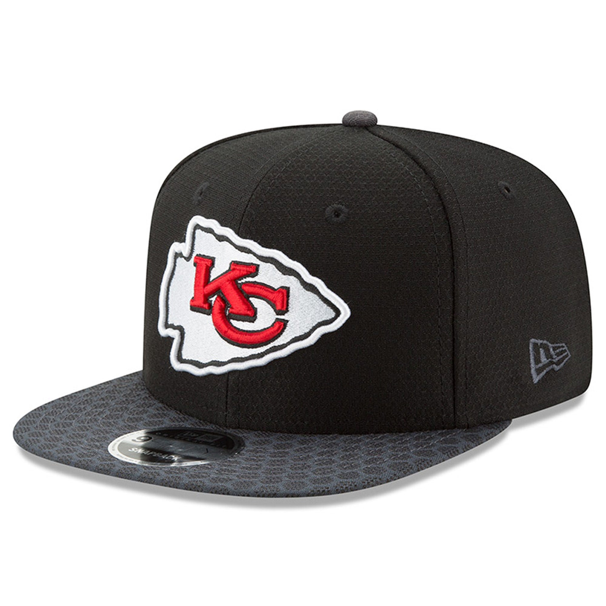 Kansas City Chiefs 2017 NFL Sideline Adjustable 9FIFTY Snapback Hat by | MO Sports Authentics