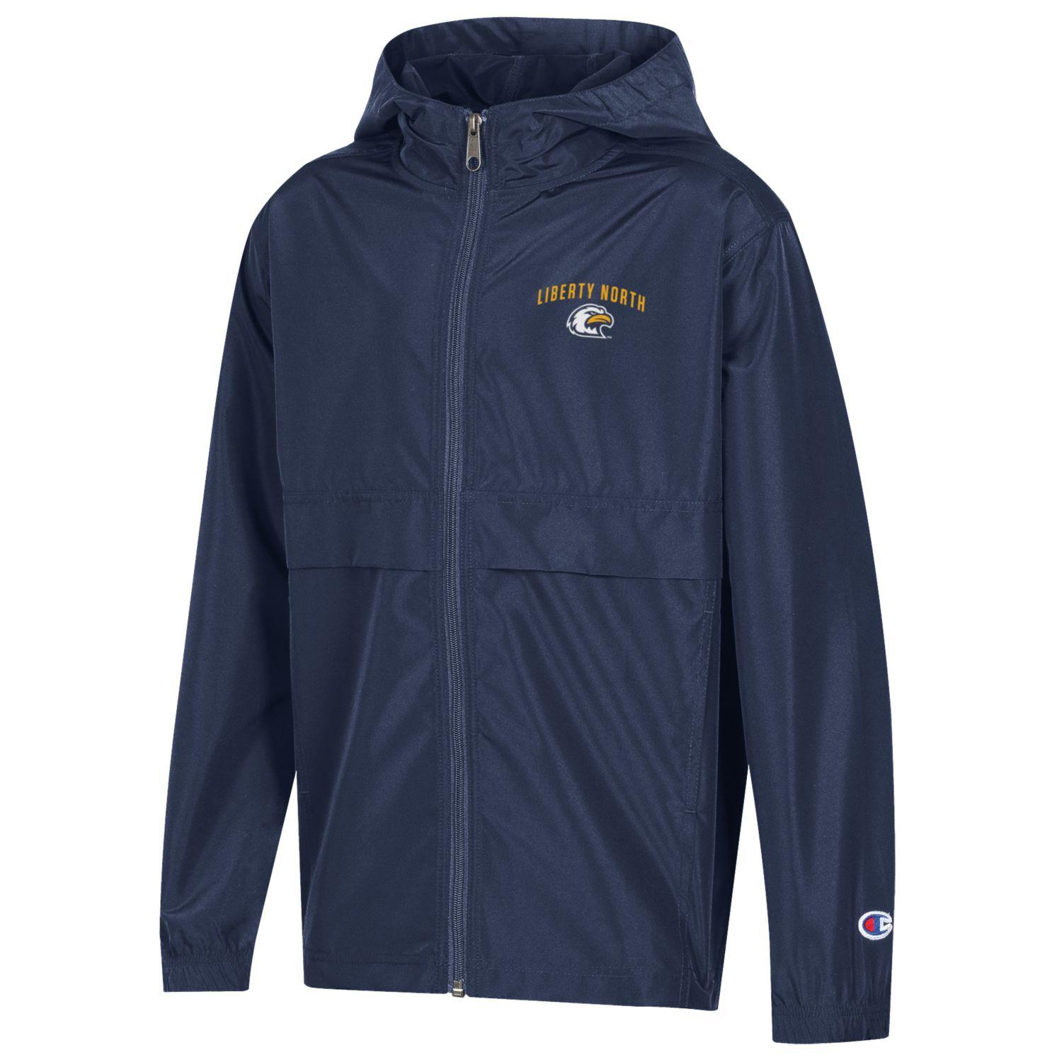 Liberty North Eagles Youth Midnight Navy Full Zip Jacket by Champion ...