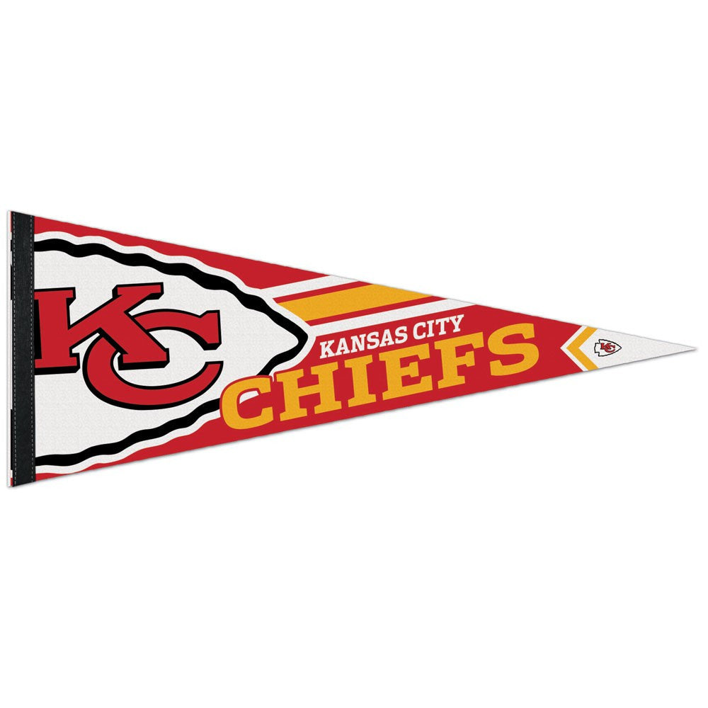 Kansas City Chiefs Logo Premium Pennant 12 X 30 Mo Sports Authentics Apparel Gifts