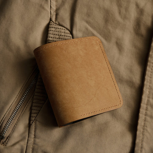 Pueblo Leather Slim Bifold Wallet