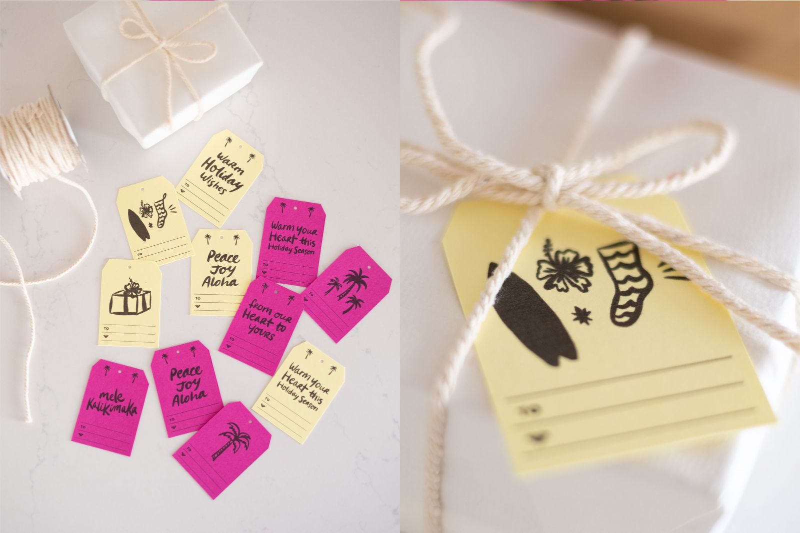 ROXY Printable Holiday Gift Tags