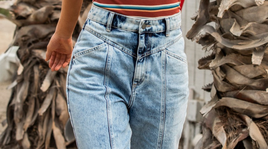 high waist mom jeans