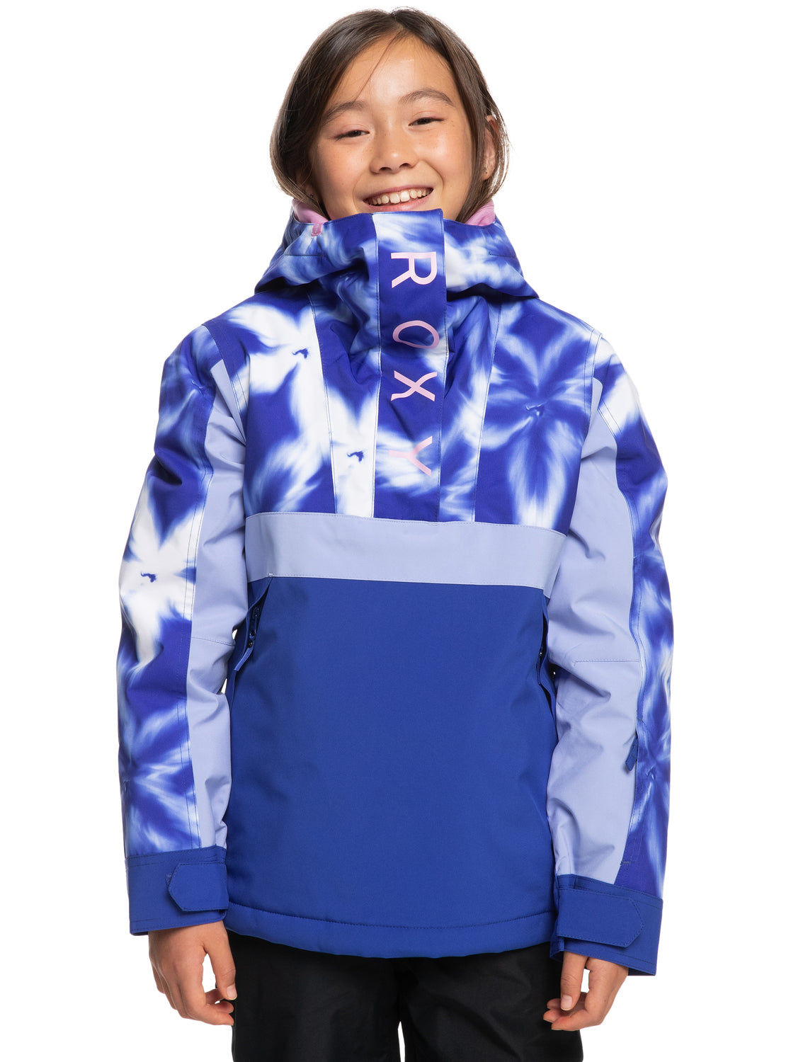 Girls 4-16 Shelter Technical Snow Jacket - Bluing Frozen Flower