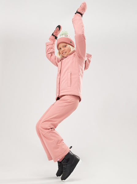 Perry Ellis Girls' Snow Bib – Kids' Insulated Waterproof Snow Pants  Ski/Snowboard Overalls for Girls (5-18)