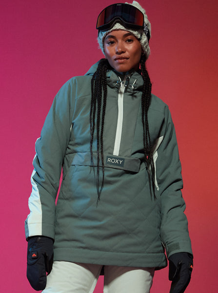 Roxy JET SKI GIRL - Snowboard jacket - bright white sapin/multi-coloured -  Zalando.de