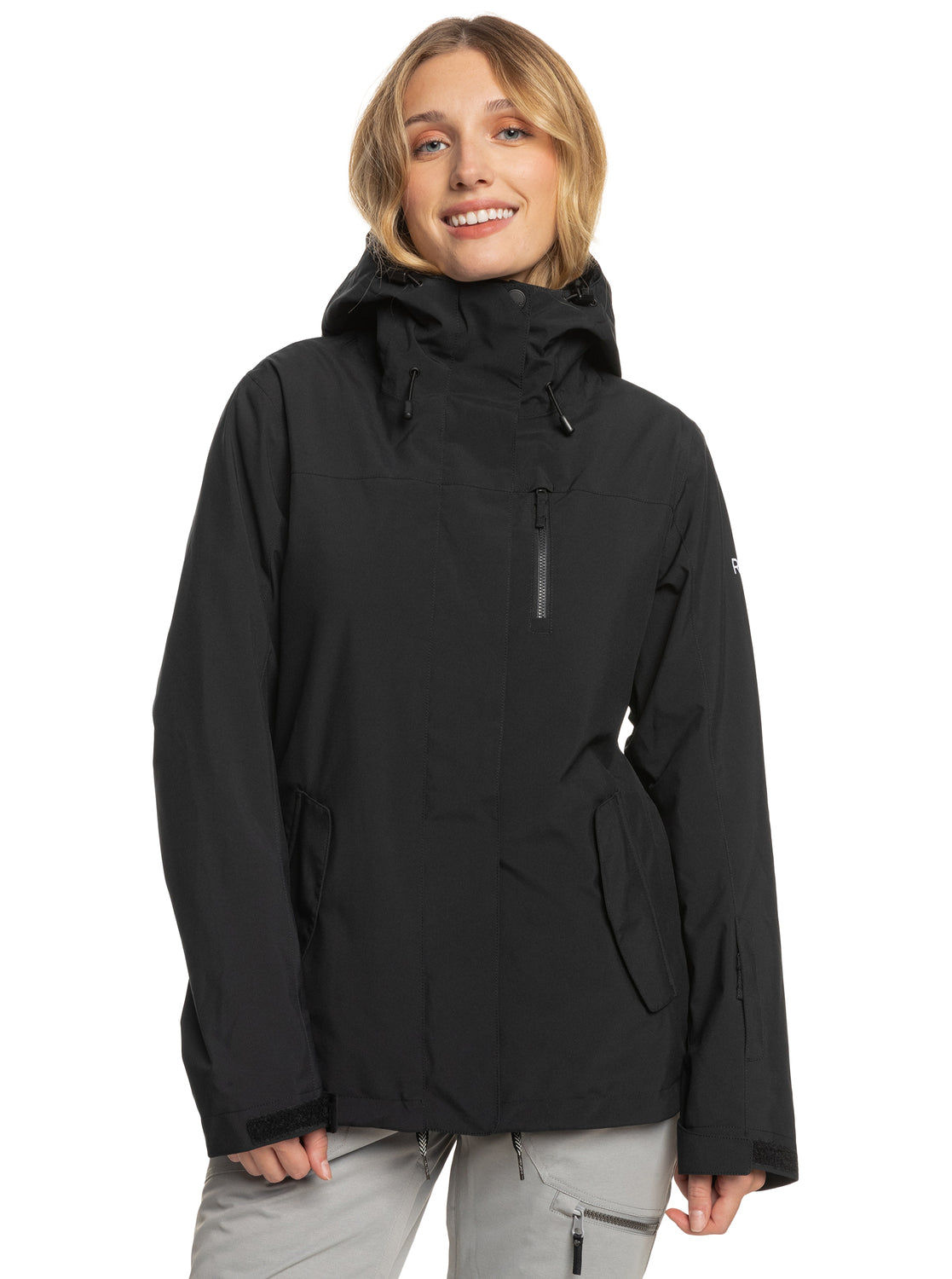 Roxy Jetty 3-In-1 Technical Snow Jacket - True Black Blurry Flower