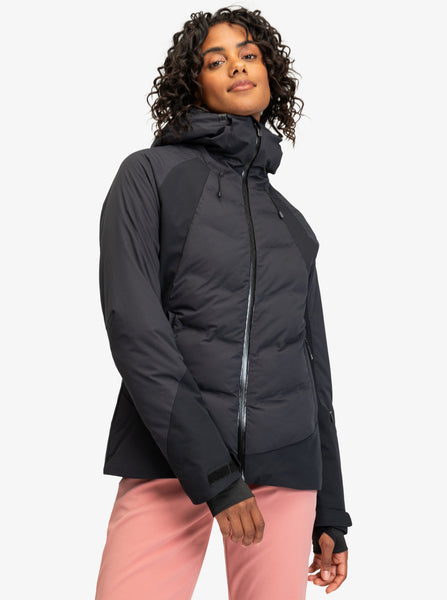 Roxy Jet Ski - Snow Jacket for Women snow Ski Jacket Ladies Pop Animal Black