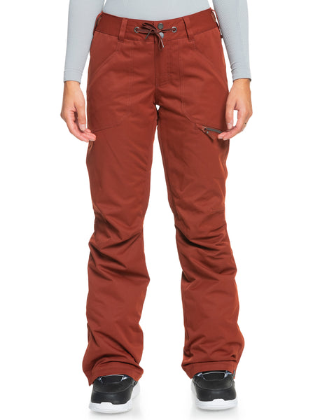 Roxy Creek snow pants in grape wine