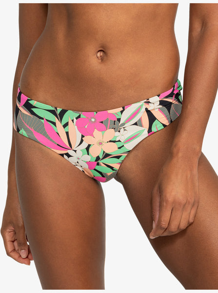 Printed Beach Classics Bra Bikini Top - Anthracite Palm Song S 