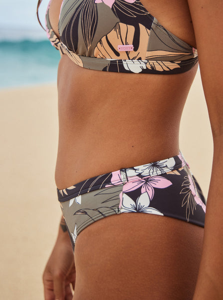 ROXY REVERSIBLE – Bikini top in Navy blue and Oscar print – Selfish swimwear