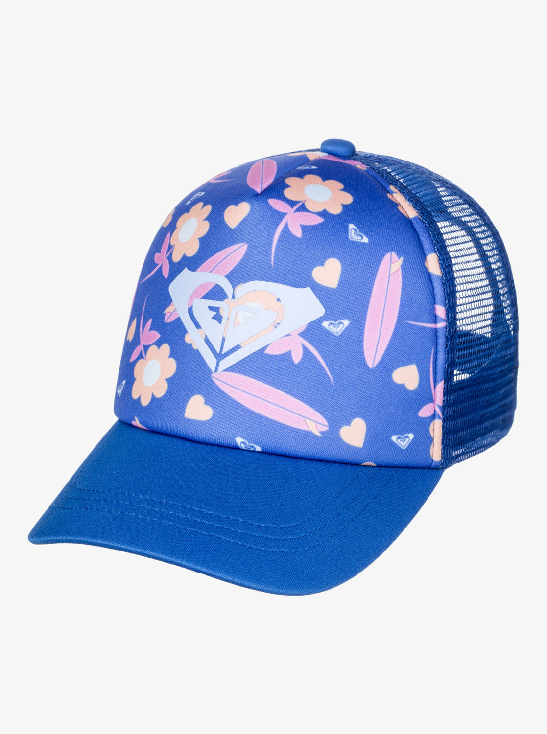 Girls 2-7 Sweet Emotions Trucker Hat - Ultramarine Lorem