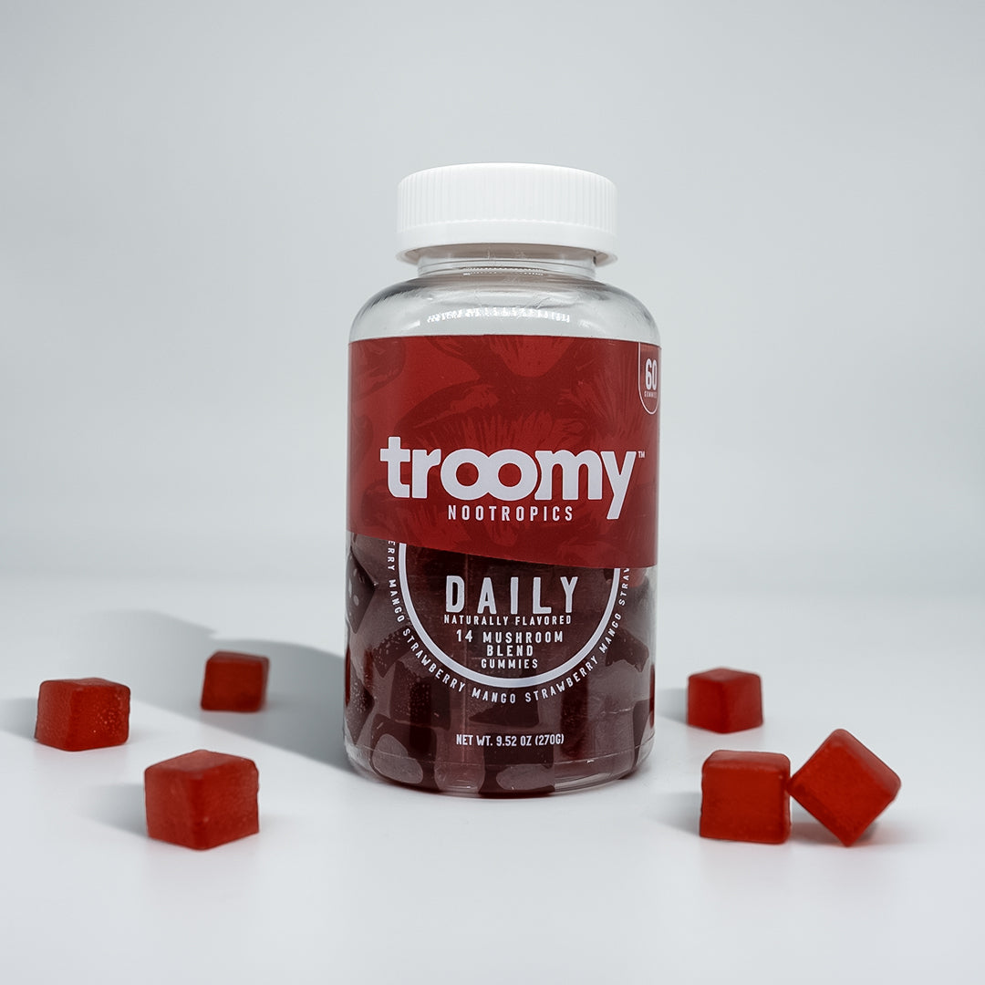 Daily: 14 Mushroom Blend Gummies (60-Count) - Troomy product image