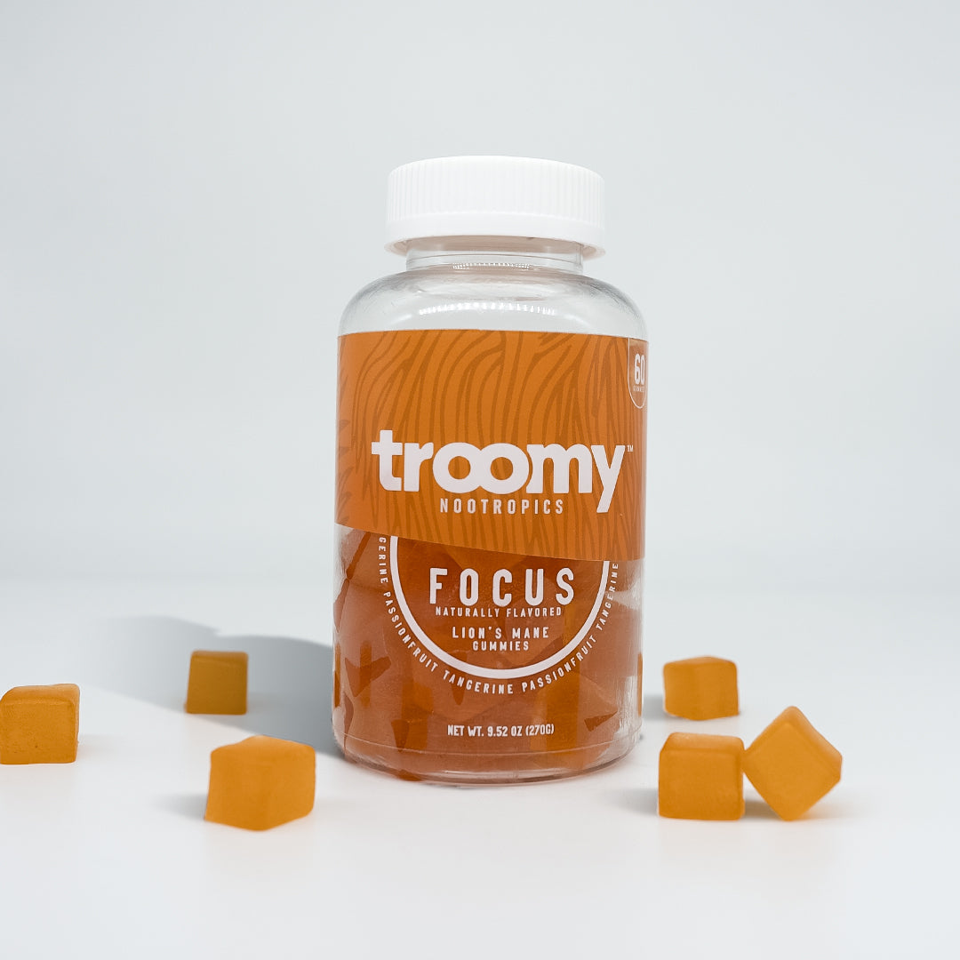 Focus: Lion's Mane Mushroom Gummies (60-Count) - Troomy product image