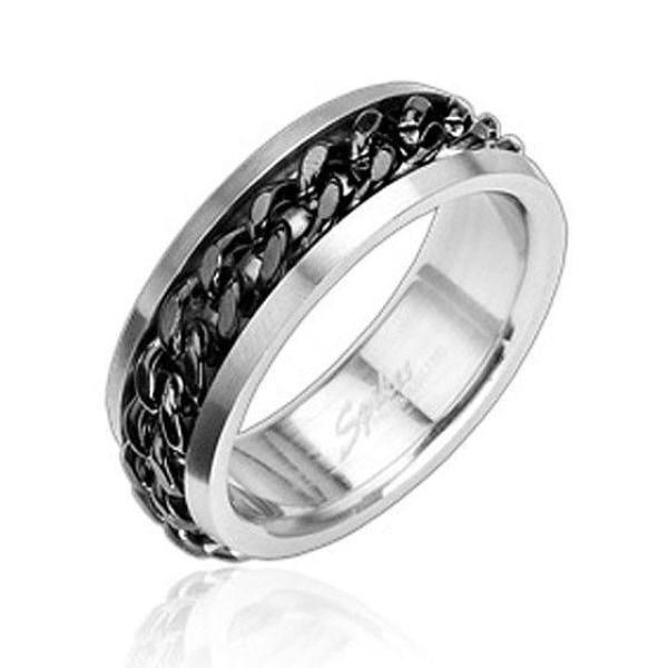 Stainless Steel Spinning Ring With Black Ion Plated Knotwork – Badboy ...