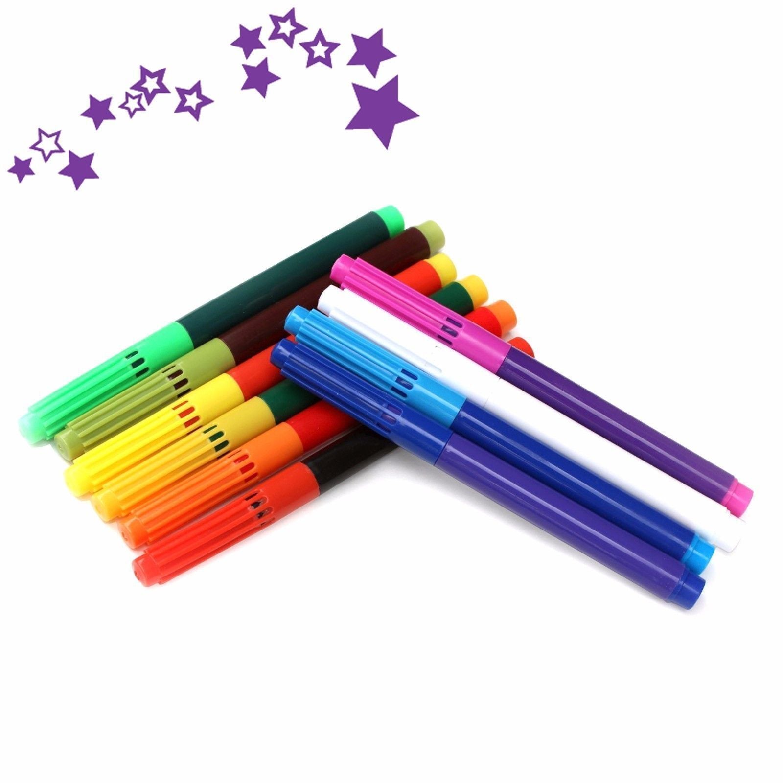 10Pc Glitter Coloured Glue Gel Pens Tubes Assorted Sparkly Kids DIY Art &  Craft 5013922050324
