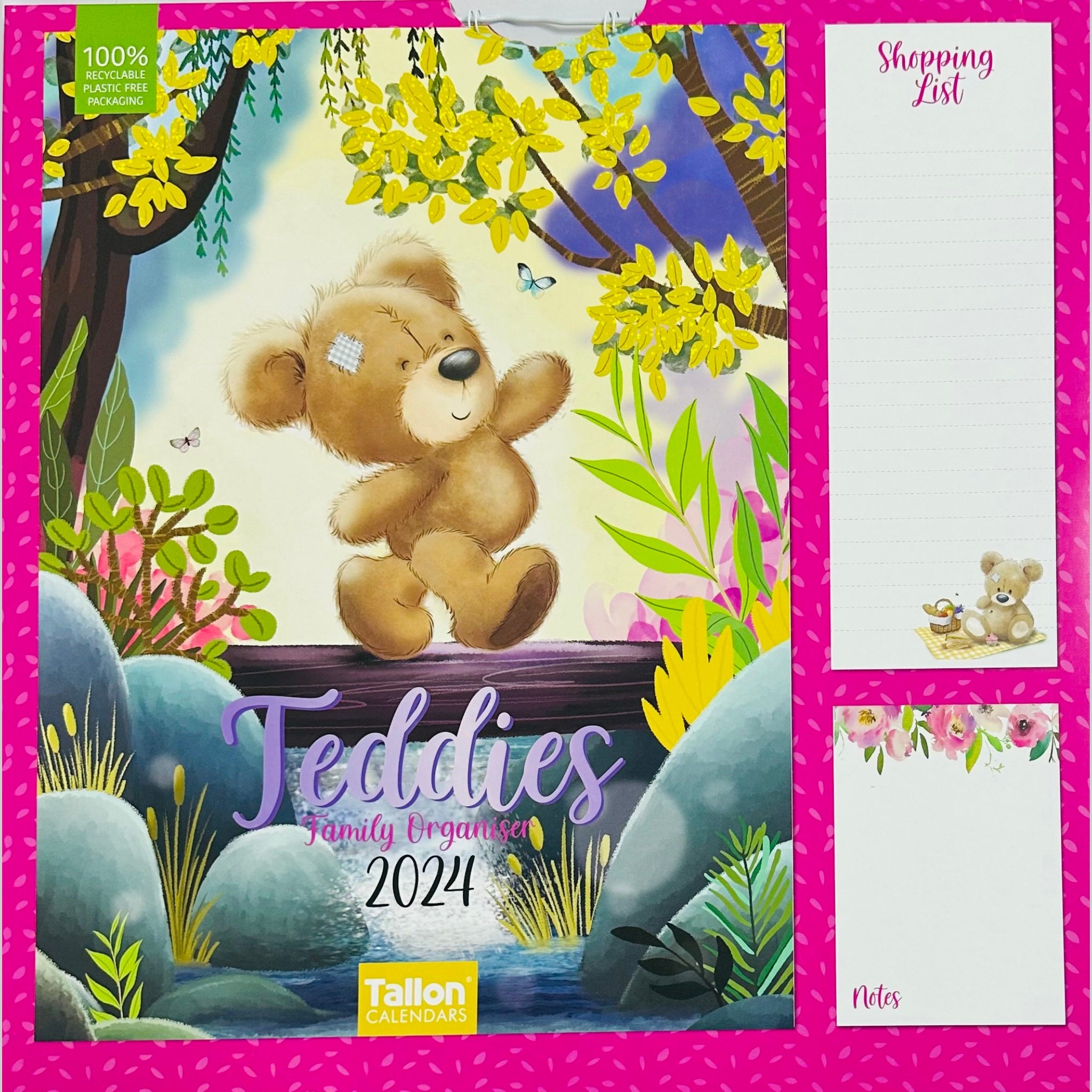 2024 Month View 36cm Planner 3 Columns Calendar Family Organiser