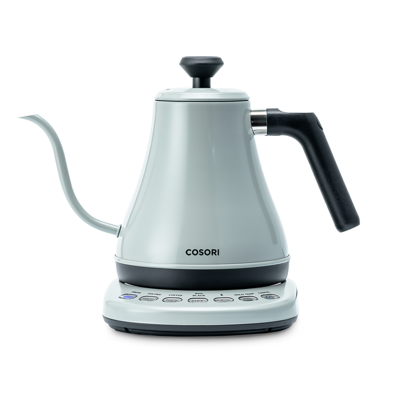 Electric Gooseneck Kettle Temperature Control & 5 Variable Presets,  Pour-over Tea Kettle for Coffee Brewing, Stainless Steel Inner, 1200W Rapid  Heating, Temp Holding, 0.8L 