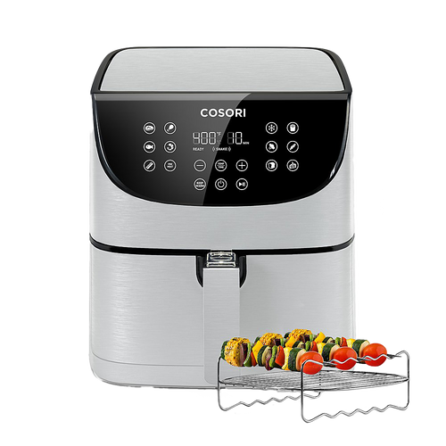 COSORI Dual Blaze 6.8-Quart Smart Air Fryer, Dual Heating Elements, Light  Gray 