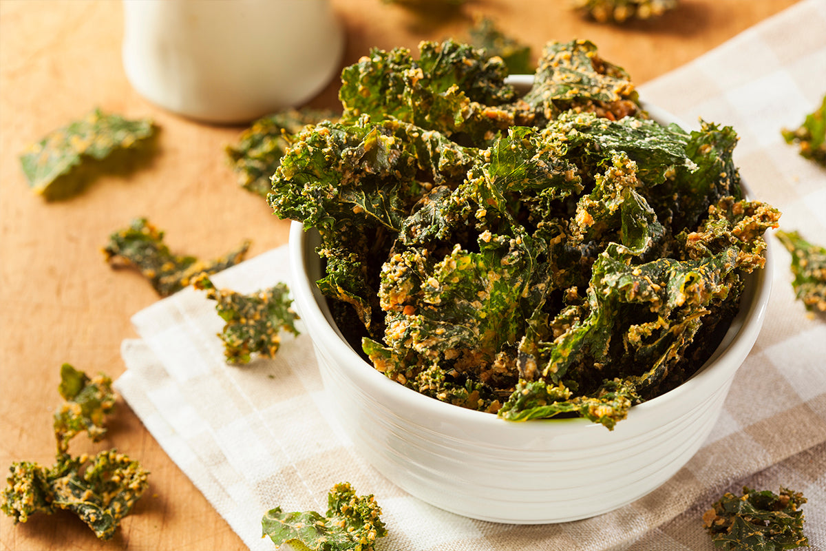 air fryer kale chips