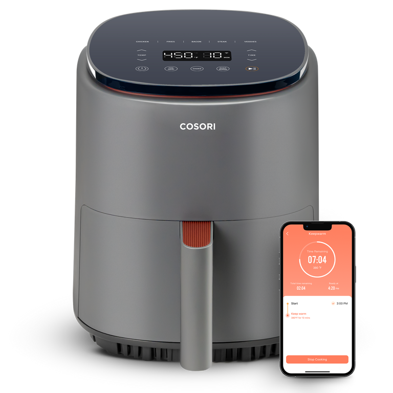 Cosori Navy Blue Air Fryer 1700W Touch Control 360 ThermoIQ Technology 12  Cooking Functions ETL Listed in the Air Fryers department at