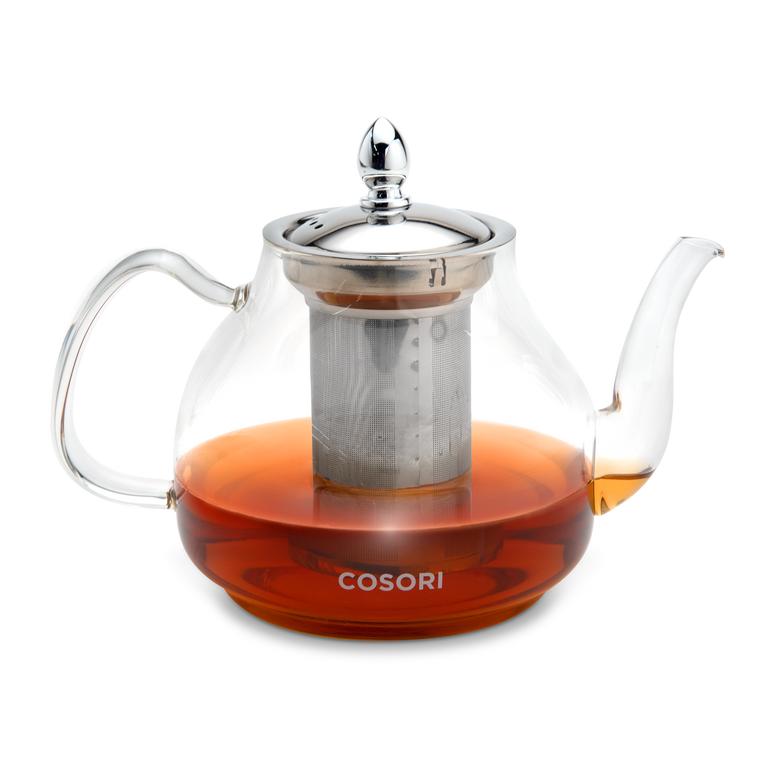 COSORI Pour Over Coffee Maker with Double Layer Stainless Steel Filter,  8-Cup, Drip Coffee Maker, Coffee Dripper Brewer, High Heat Resistant  Carafe