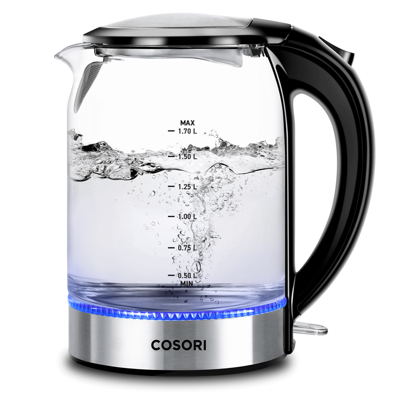  COSORI Electric Kettle Temperature Control with 6 Presets,  60min Keep Warm 1.7L Electric Tea Kettle & Hot Water Boiler, 304 Stainless  Steel Filter, Auto-Off & Boil-Dry Protection, BPA Free, Black: Home
