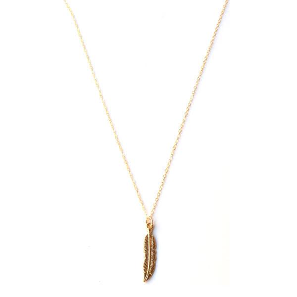 feather necklace