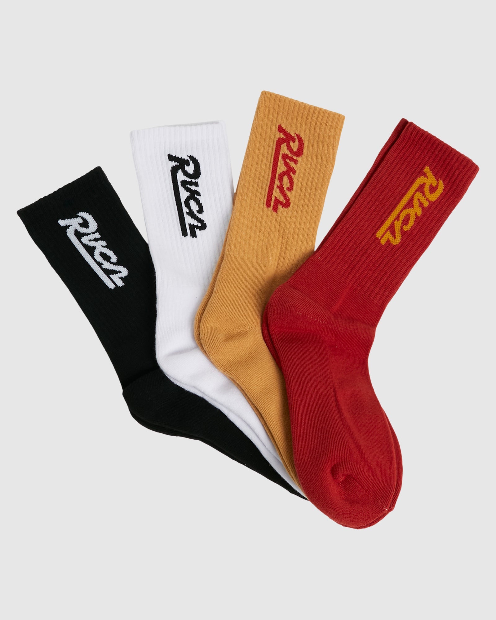 RVCA SEASONAL SOCKS 4 PACK