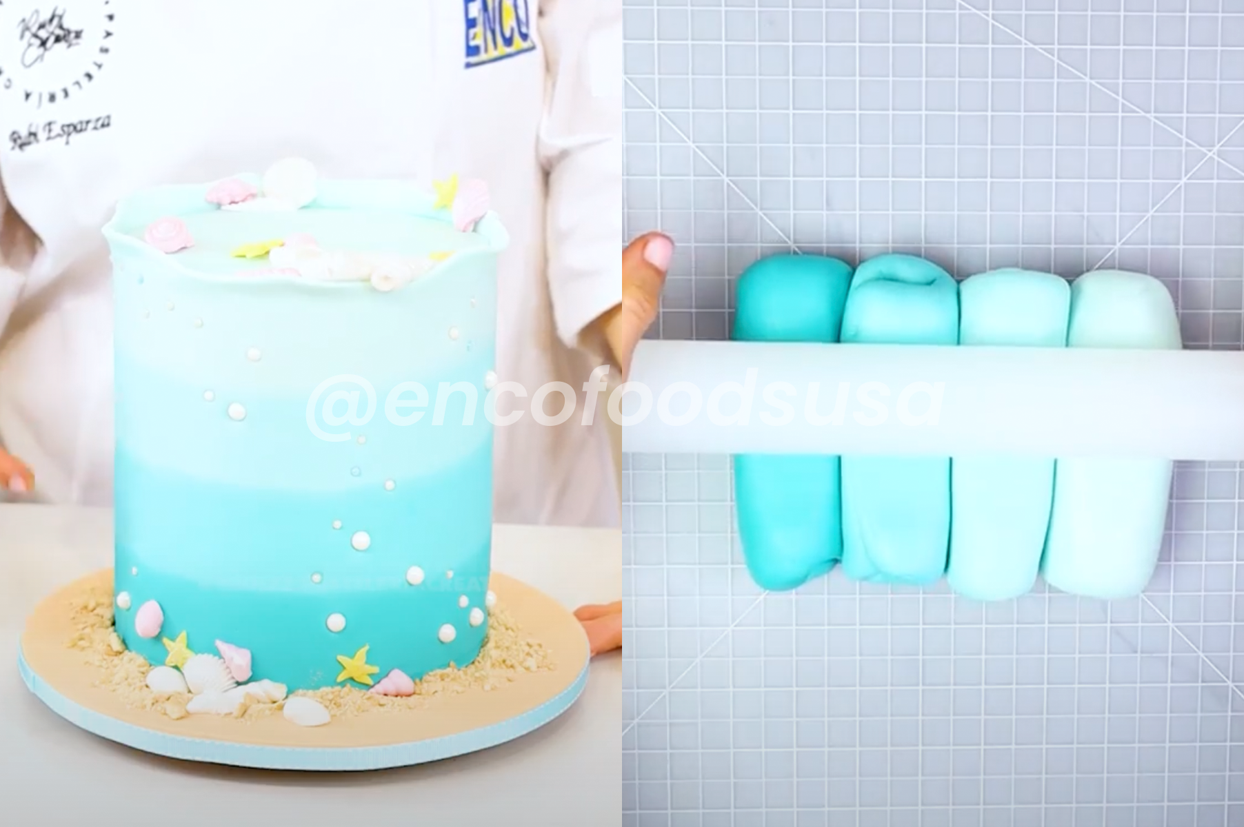 Fondant degraded effect Enco