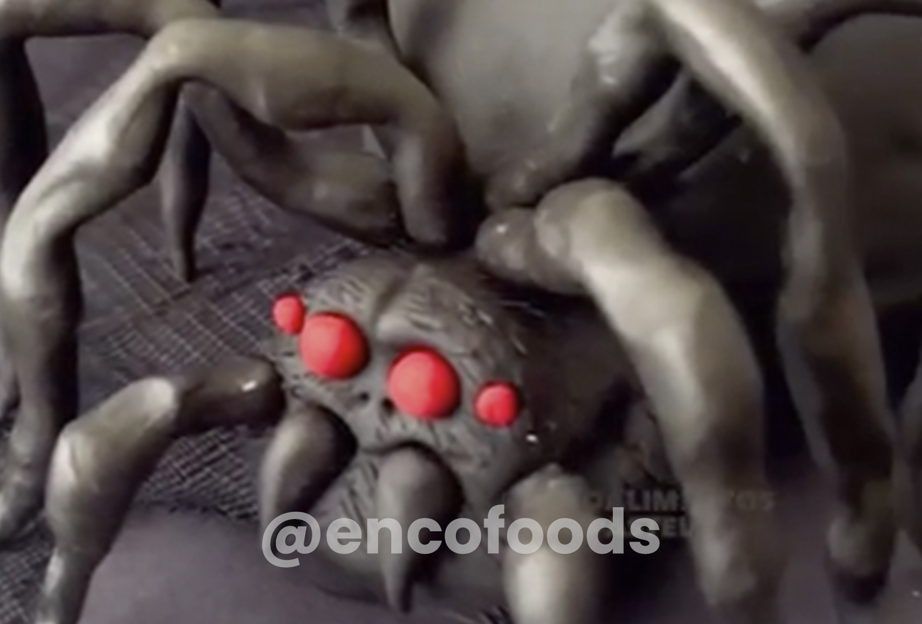 Spider Cake Fondant ENCO Super Black