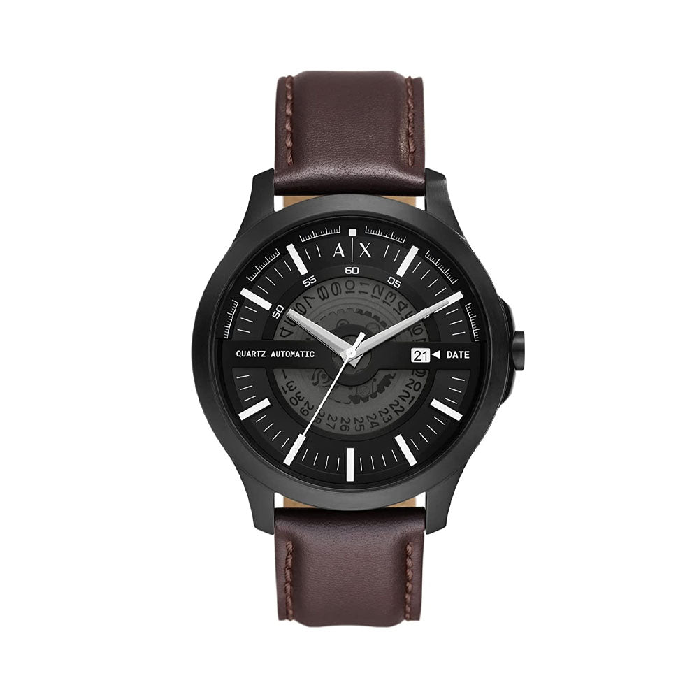 Armani Exchange Leonardo Analog Black Dial Men's Watch-AX1858 – The Watch  Factory ®