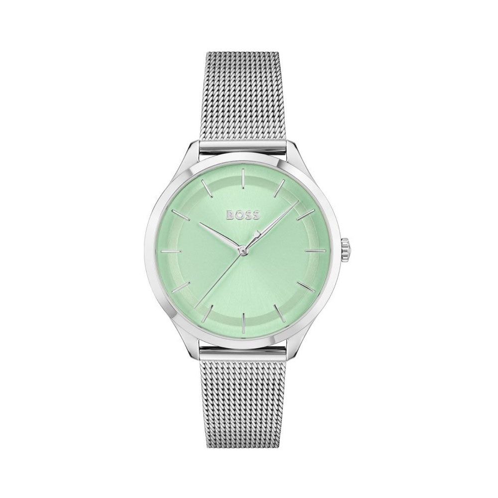 Hugo boss Men – Green ® Factory Watch 1513930 Round Globetrotter The Watches