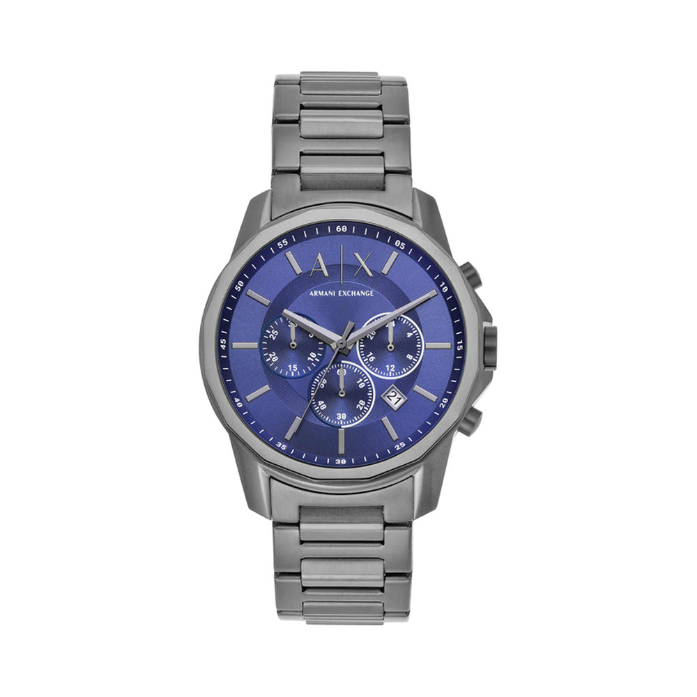 Armani Exchange Geraldo Analog Watch The Men\'s Factory – Blue Watch-AX2811 Dial ®