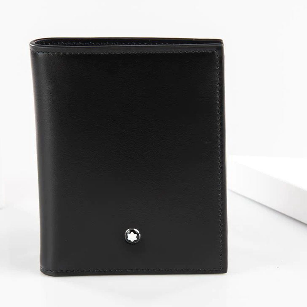 MONTBLANC Meisterstuck Leather Wallet—Luxury Italian Leather Designer Wallet