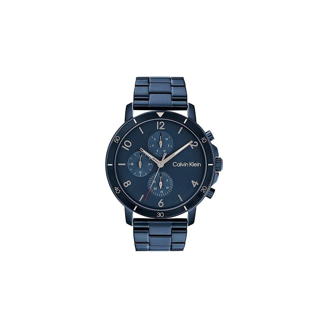Calvin klein – Men Round Factory The Gauge Watch Watches 25200063 Blue ®