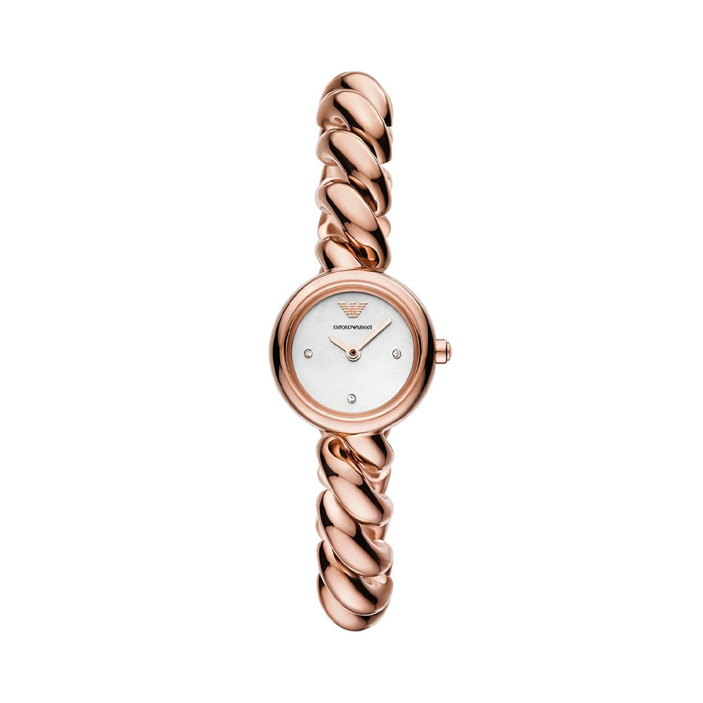 EMPORIO ARMANI AR11474 Rosa Analog Watch for Women – The Watch