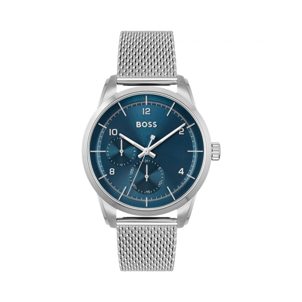 Hugo boss Men Ace Round Blue Watches 1513916 – The Watch Factory ®