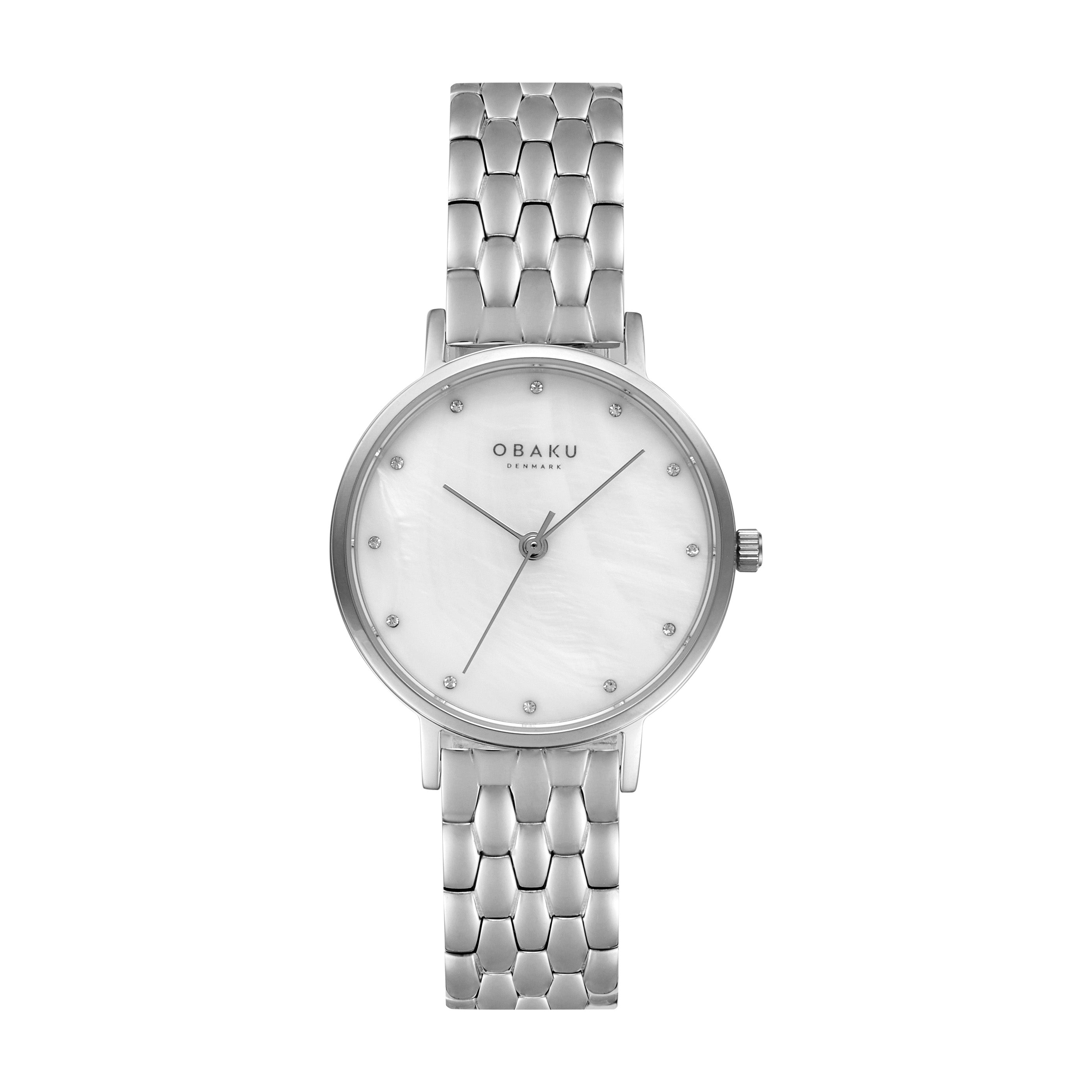 Obaku Brink Lille - Walnut Ladies Watch in Rose | Angus & Coote