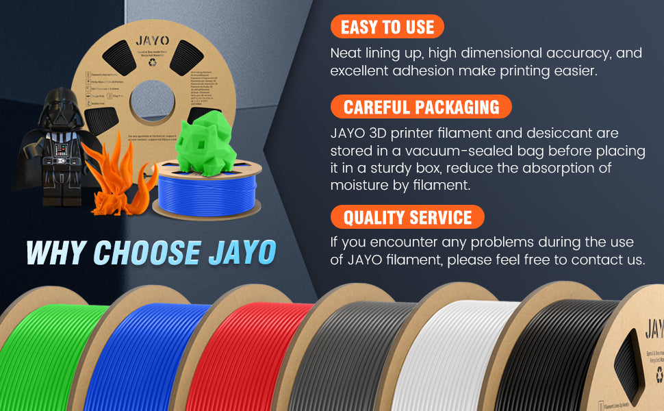 3D Filament PETG 1.1kg, Blue, Jayo