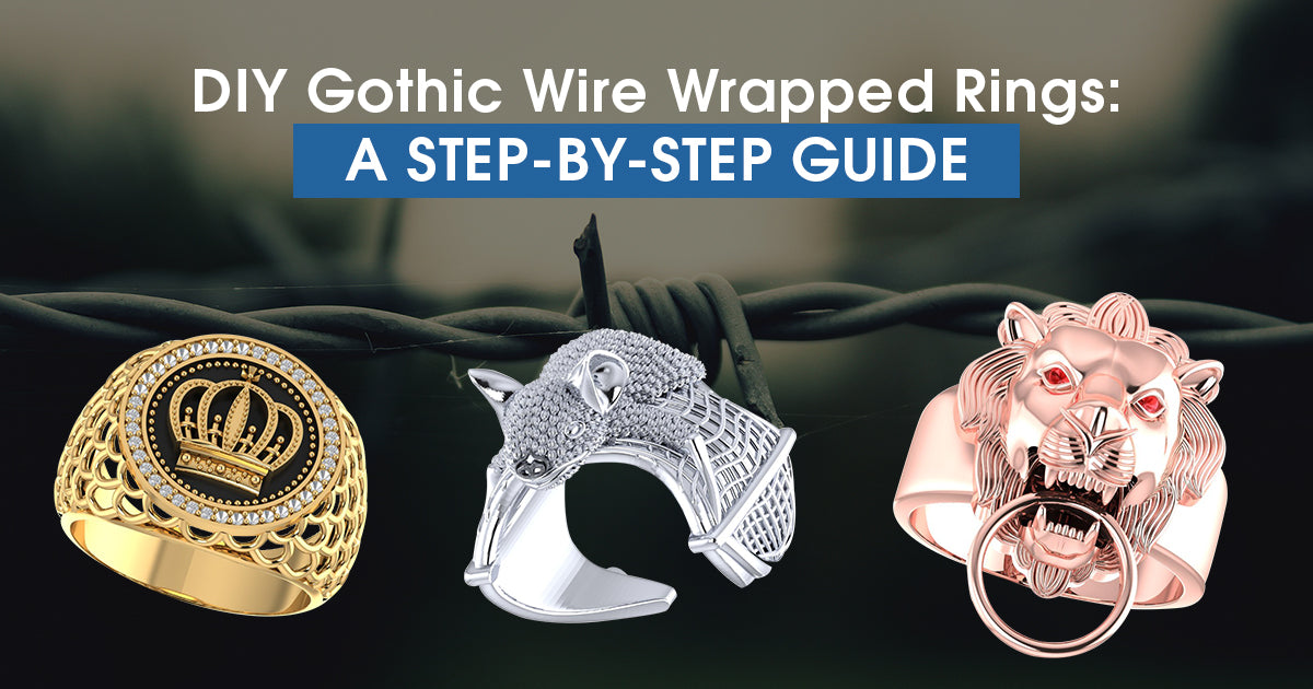 Gothic Wire Wrapped Rings Banner image